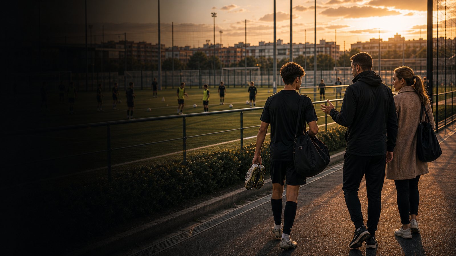 Alternativas de futbol en Barcelona para familias que comparan La Masia y evaluacion de nivel