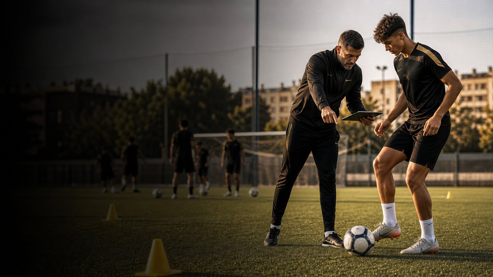 Entrenamiento individual de fútbol juvenil en Barcelona con GOAT Futbol Academy