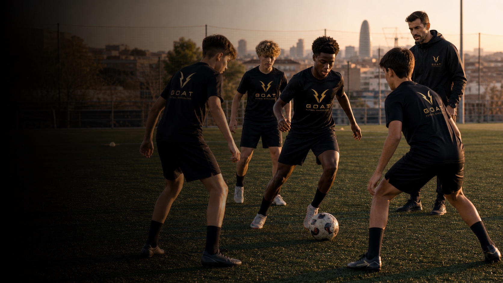 Youth football development in Barcelona explained by GOAT